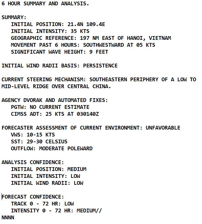 Typhoon 10W(HAIKUI) crossing TAIWAN//09W(SAOLA)dying over the Gulf of Tonkin//11W(KIROGI) Final Warning//Invest 96W//0303utc