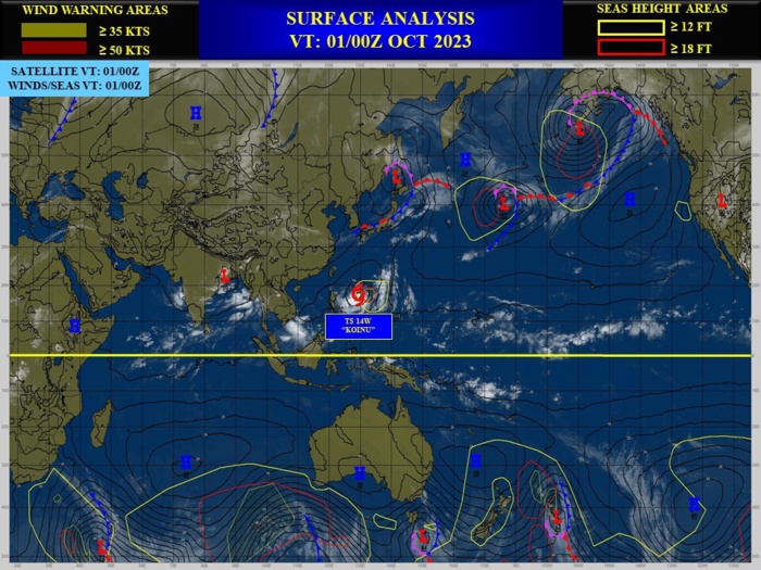 Typhoon 14W(KOINU) to reach CAT 3 US by 36h// TS 17L(PHILIPPE)// TS 18L(RINA)// 0109utc updates