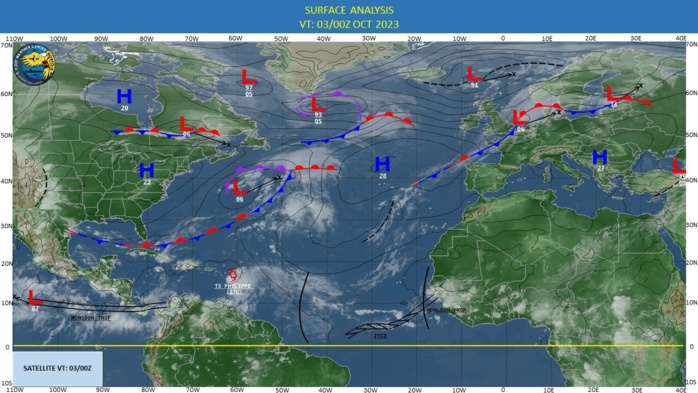 Typhoon 14W(KOINU) to cross Southern TAIWAN after 36h// TS 17L(PHILIPPE)// Invest 98E// 0306utc updates
