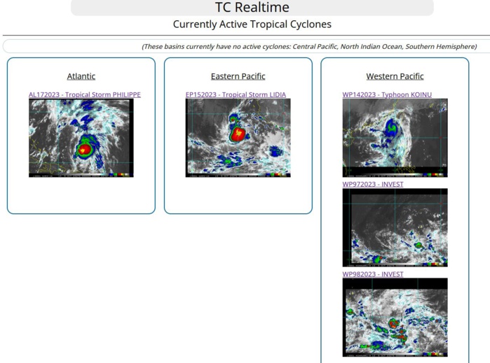 Typhoon 14W(KOINU) clipped Southern TAIWAN as a CAT 4 US slowing down & weakening while approaching CHINA// Invest 98W// 0509utc Typhoon 14W(KOINU) clipped Southern TAIWAN as a CAT 4 US slowing down & weakening while approaching CHINA// Invest 98W// 0509utc