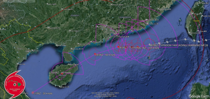 Typhoon 14W(KOINU) CAT 3 US defies forecasts//Invest 98W Tropical Cyclone Formation Alert//Invest 97W//TS 15E(LIDIA)//0609utc