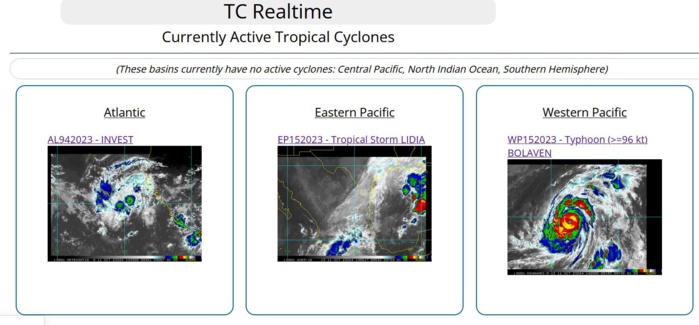 Super Typhoon 15W(BOLAVEN) peaks as a very powerful CAT 5 US// 3 WEEK GTHO maps//1115utc 