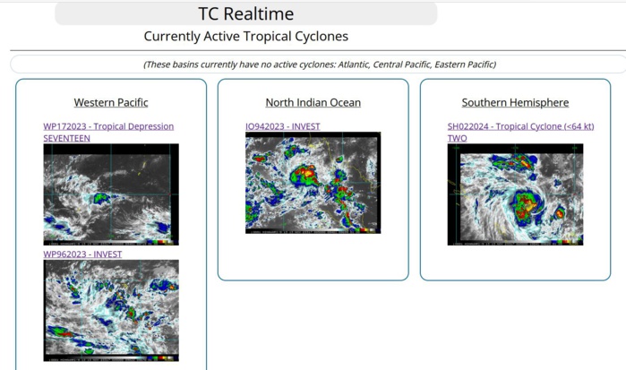 TD 17W weak and ill-defined for now// 02P(MAL) intensifying while approaching FIJI//1309utc