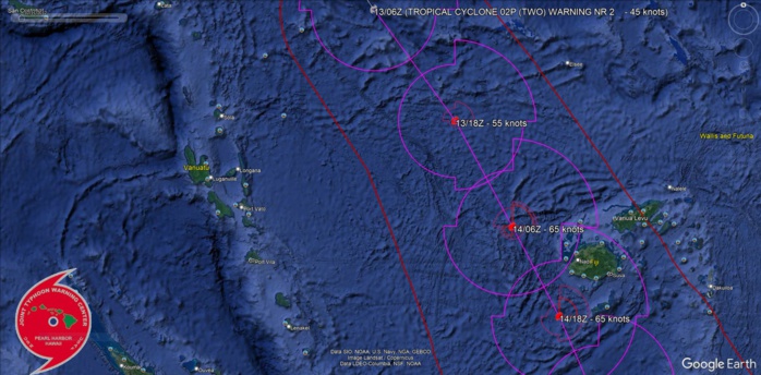 TD 17W weak and ill-defined for now// 02P(MAL) intensifying while approaching FIJI//1309utc