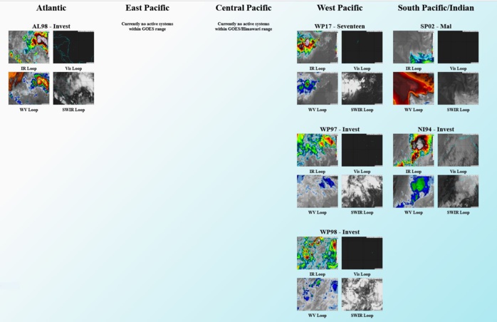 Invest 94B Tropical Cyclone Formation Alert//02P(MAL) becoming extratropical//Invest 97W//Invest 98W//3 Week GTHO maps//1609utc Invest 94B Tropical Cyclone Formation Alert//02P(MAL) becoming extratropical//Invest 97W//Invest 98W//3 Week GTHO maps//1609utc