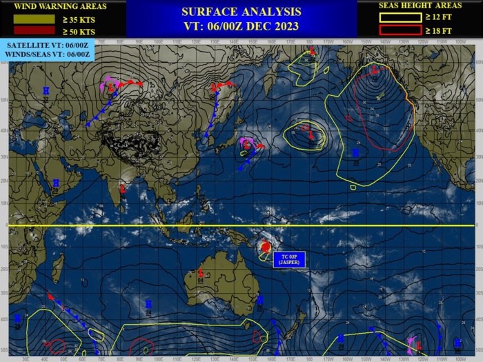 TC 03P(JASPER) forecast to rapidly intensify up to US CAT 3 by 30H// 3 week GTHO maps Tropical Cyclone Probability//0615utc