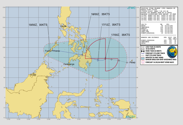 Tropical Storm 18W(JELAWAT)// 1703utc