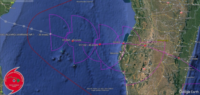 TC 04S(ALVARO) intensifying// 3115UTC