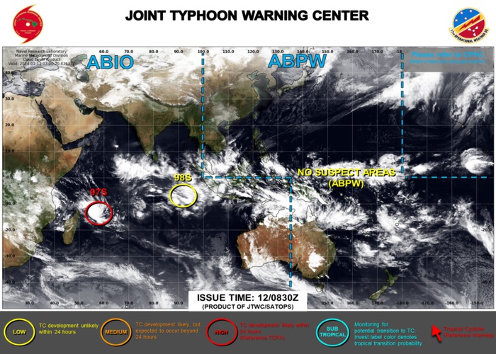 JTWC IS ISSUING 3HOURLY SATELLITE BULLETINS ON INVEST 97S.