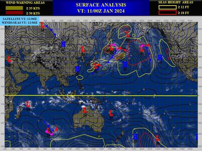 Invest 97S is expected to intensify next 72h  gradually approaching the Mascarene islands//1106utc