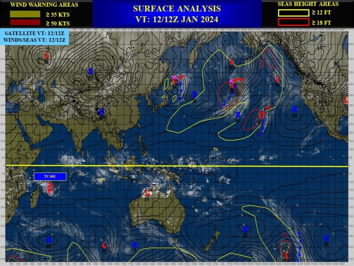 TC 05S is forecast to intensify significantly next 72h and dangerously approach REUNION and MAURITIUS islands//1215utc
