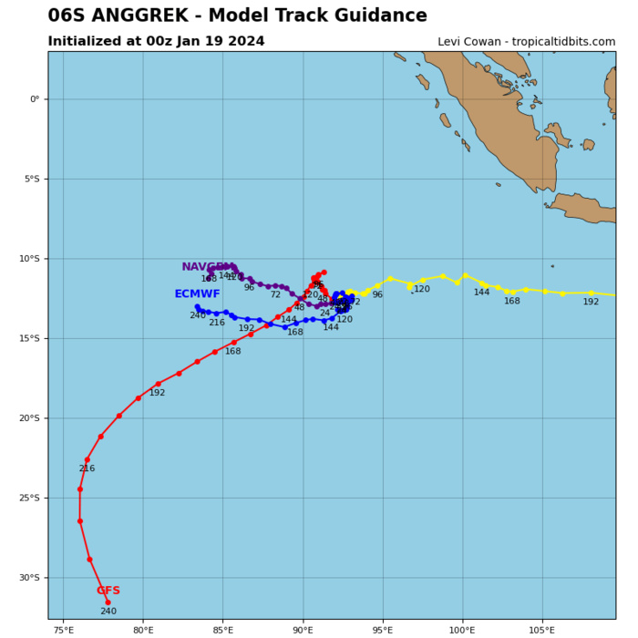 TC 05S(BELAL) Final Warning//TC 06S(ANGGREK) near Typhoon Intensity//Invest 90P upgraded//Invest 91S//1909utc