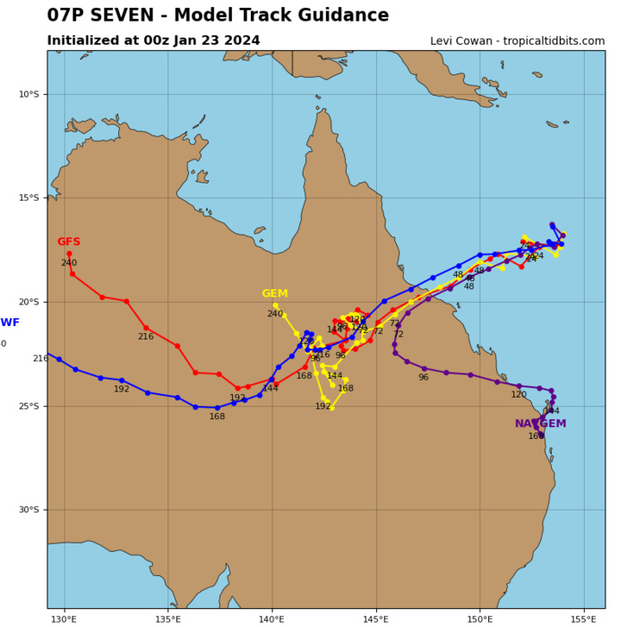 TC 06S(ANGGREK)// TC 07P// Invest 92S// Invest 99S// 2309utc updates