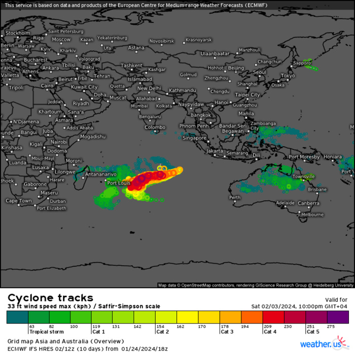 TC 07P(KIRRILY) landfall close to TONWSVILLE//TC 06S(ANGGREK) to reach CAT 3 US within 72H//TC 08S(CANDICE) intensifying//2503utc