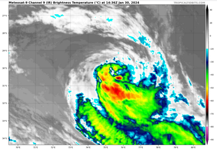 TCFA for INVEST 93S// TC 06S(ANGGREK) becoming ET after peak intensity at CAT 4 US// INVEST 93W// 3015utc TCFA for INVEST 93S// TC 06S(ANGGREK) becoming ET after peak intensity at CAT 4 US// INVEST 93W// 3015utc