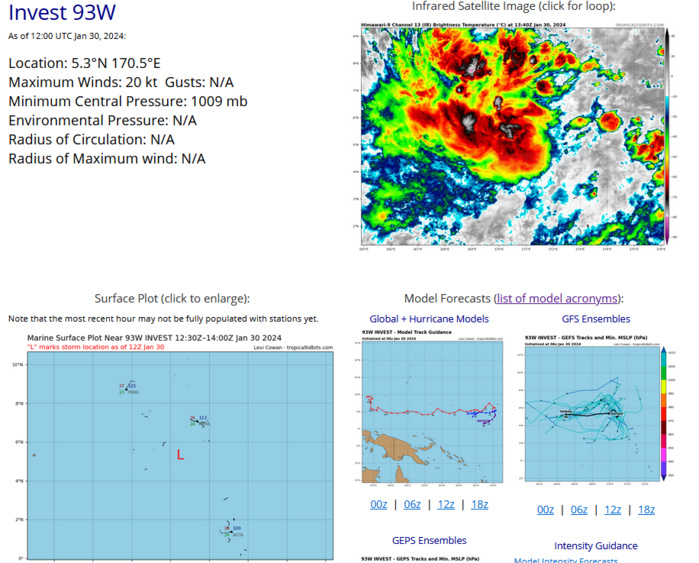 TCFA for INVEST 93S// TC 06S(ANGGREK) becoming ET after peak intensity at CAT 4 US// INVEST 93W// 3015utc