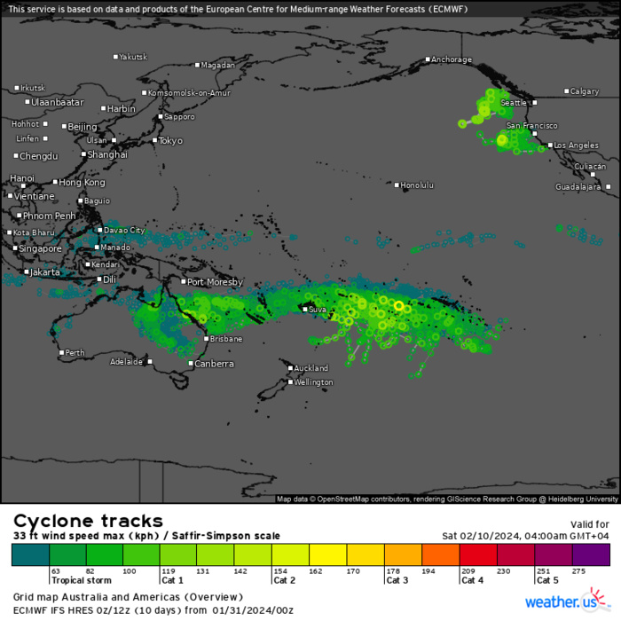  Long-lived ex CAT 4 06S(ANGGREK)// TC 09S update// Invest 93W// Invest 94P//3 Week Tropical Cyclone Formation Probability//3109utc