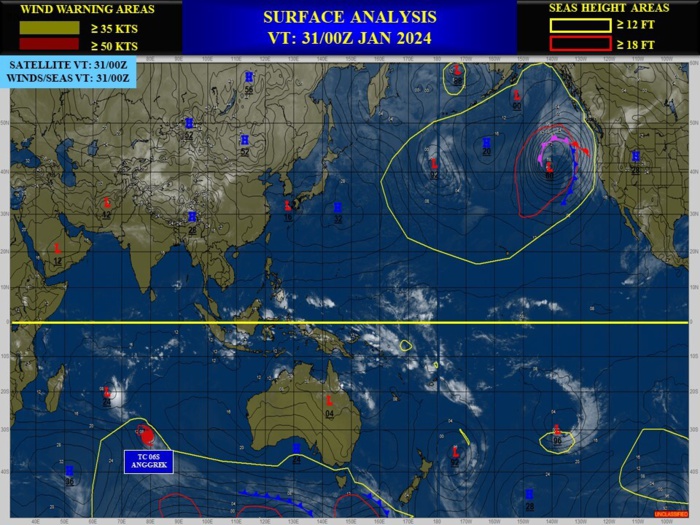  Long-lived ex CAT 4 06S(ANGGREK)// TC 09S update// Invest 93W// Invest 94P//3 Week Tropical Cyclone Formation Probability//3109utc