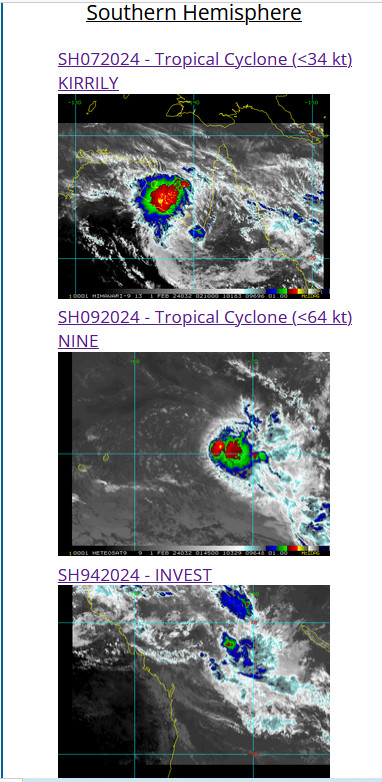 TCFA issued for 07P(KIRRILY) poised to make a brief come-back//TC 09S update//Invest 94P// 01/03UTC