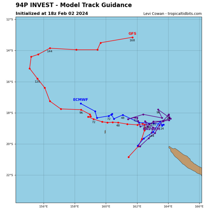 Overland Remnants of TC 07P(KIRRILY)// Invest 95P//Invest 94P//Remnants of TC 09S// 0303utc