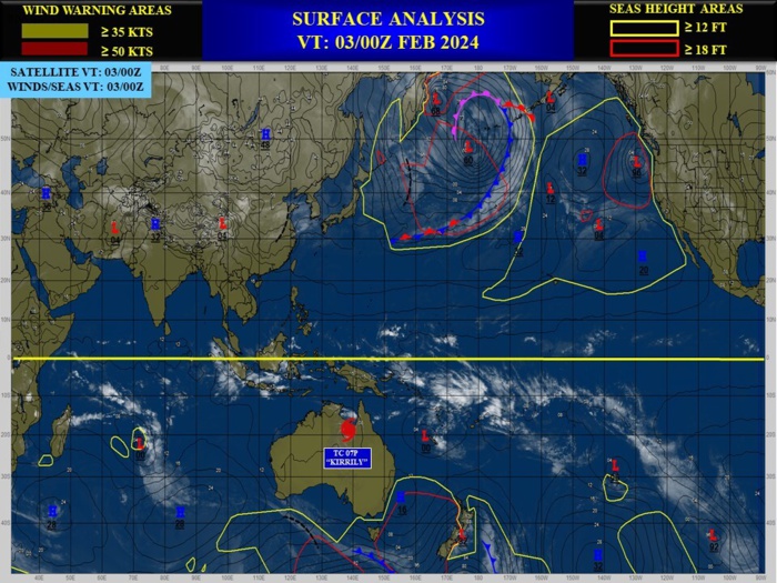 Overland Remnants of TC 07P(KIRRILY)// Invest 95P//Invest 94P//Remnants of TC 09S// 0303utc