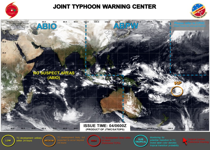 JTWC IS ISSUING 3HOURLY SATELLITE BULLETINS ON THE OVERLAND REMNANTS OF TC 07P(KIRRILY) AND ON INVEST 94P.