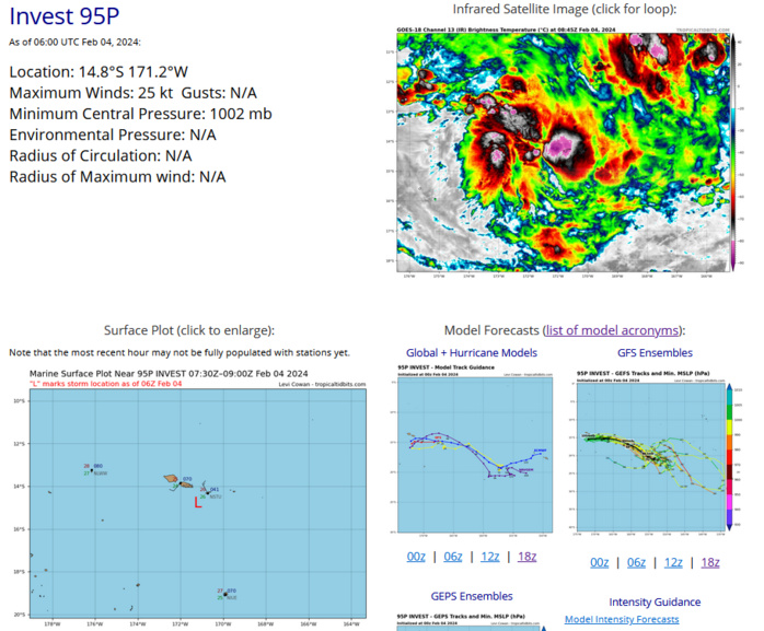 INVEST 95P up-graded to MEDIUM// OVERLAND Remnants of TC 07P(KIRRILY)//INVEST 94P// 0409utc
