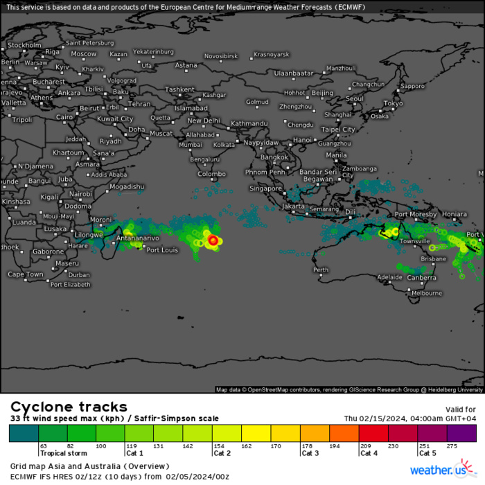 Tropical Cyclone Formation Alert issued for INVEST 95P//INVEST 94P//INVEST 97P//07P(KIRRILY overland remnants// 0509utc