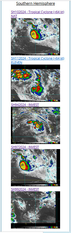 TC 11P// TC 10P(NAT)// INVEST 94P// INVEST 97P// INVEST 99S// 0715utc updates