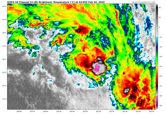 TC 13S(DJOUNGOU) Rapid Intensification possible// TC 14P// TC 15P/ 10 Day ECMWF Storm Tracks// 1603utc TC 13S(DJOUNGOU) Rapid Intensification possible// TC 14P// TC 15P/ 10 Day ECMWF Storm Tracks// 1603utc