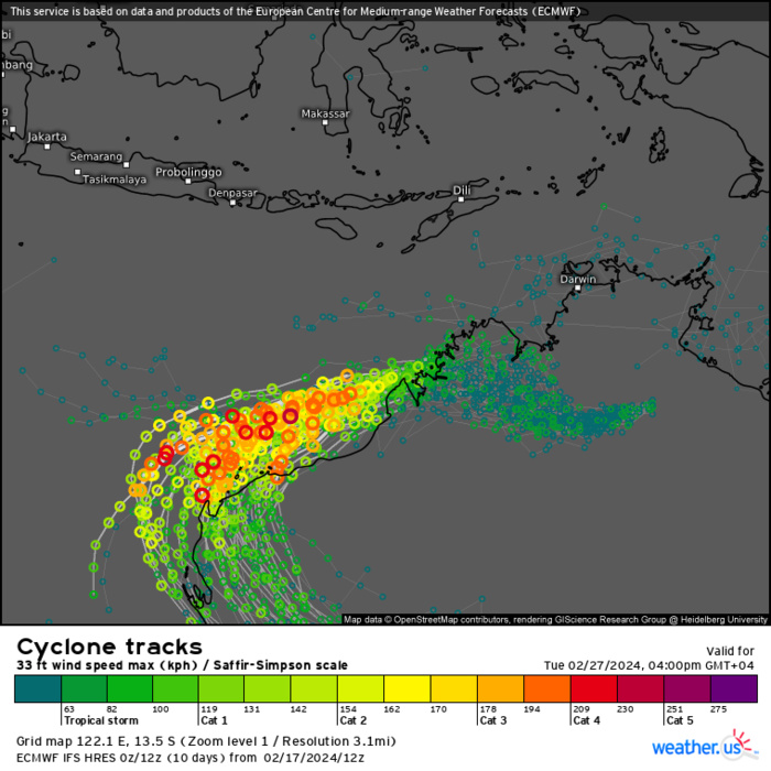 TC 13S(DJOUNGOU) from CAT 1 to CAT 3 in 24h: still intensifying// INVEST 95S up-graded//15P Subtropical//14P overland//1721utc