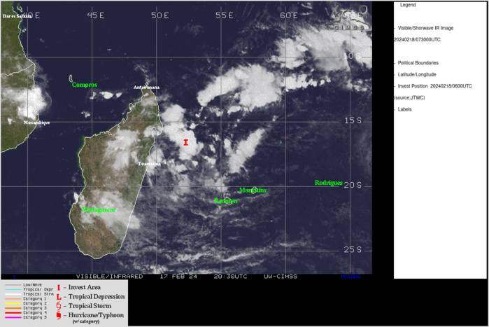 TC 13S(DJOUNGOU) peaks as a powerful CAT 4 US//TCFA issued for INVEST 95S//10 Day ECMWF Storm Tracks//1809utc