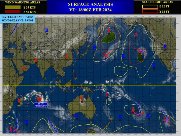 TC 13S(DJOUNGOU) peaks as a powerful CAT 4 US//TCFA issued for INVEST 95S//10 Day ECMWF Storm Tracks//1809utc