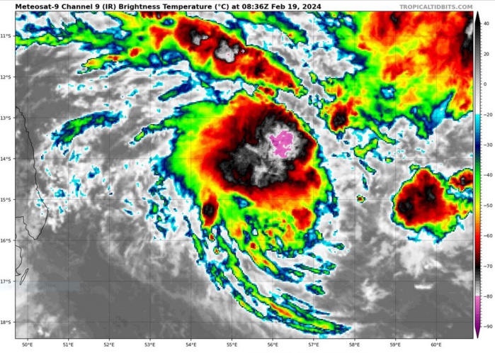 TC 13S(DJOUNGOU) former Super Typhoon now rapidly decaying//TC 16S developing next 72h//10 Day ECMWF Storm Tracks//1910utc