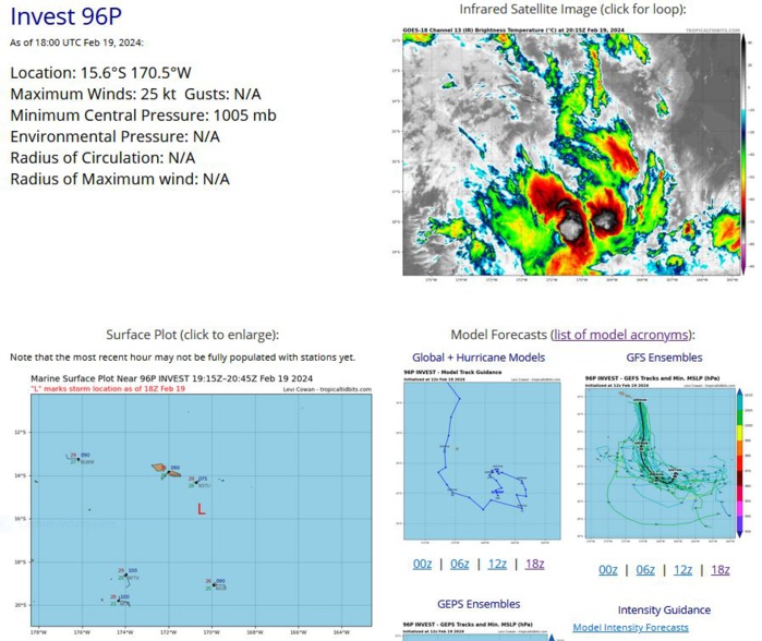 Rapid Update: TC 13S(DJOUNGOU) subtropical//TC 16S(ELEANOR)//Overland TC 14P(LINCOLN)//INVEST 96P//INVEST 97P//1921utc