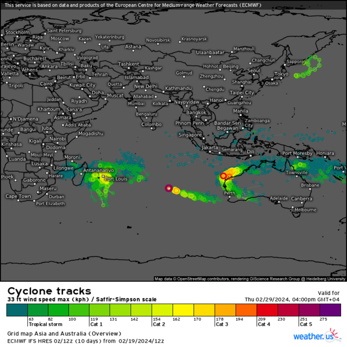Rapid Update: TC 13S(DJOUNGOU) subtropical//TC 16S(ELEANOR)//Overland TC 14P(LINCOLN)//INVEST 96P//INVEST 97P//1921utc