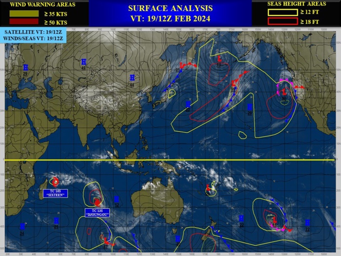 Rapid Update: TC 13S(DJOUNGOU) subtropical//TC 16S(ELEANOR)//Overland TC 14P(LINCOLN)//INVEST 96P//INVEST 97P//1921utc
