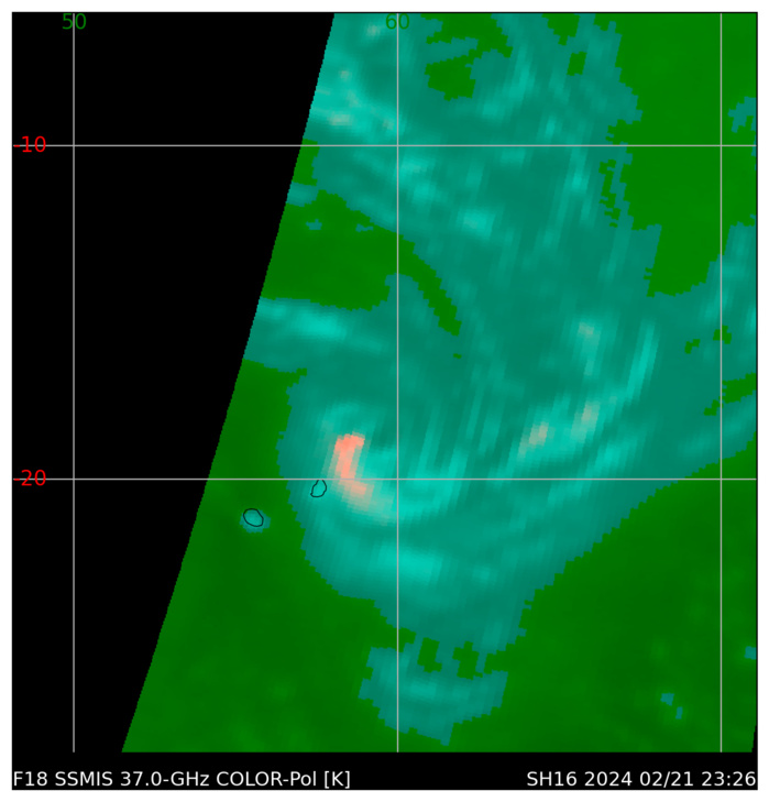 IMAGE SHOWING A MICROWAVE EYE-LIKE STRUCTURE