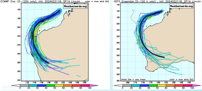 TC 16S(ELEANOR) peaking within 12H tracking East of MAURITIUS// TC 14P(LINCOLN) intensifying gradually next 36H//2203utc