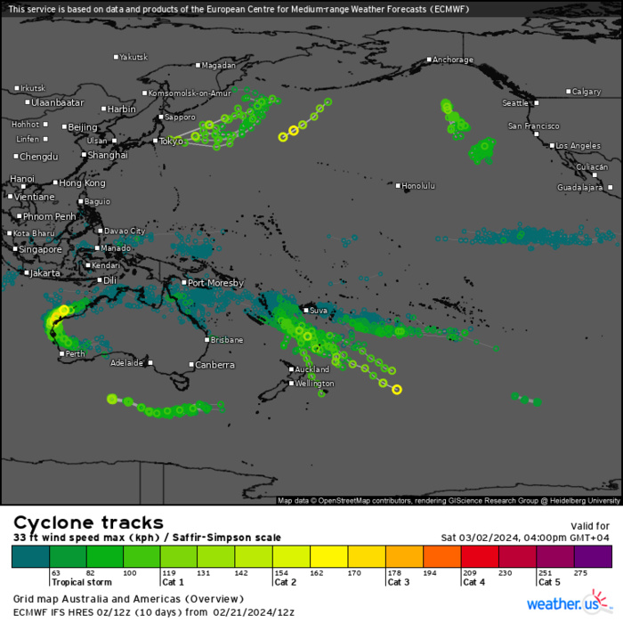 TC 16S(ELEANOR) peaking within 12H tracking East of MAURITIUS// TC 14P(LINCOLN) intensifying gradually next 36H//2203utc