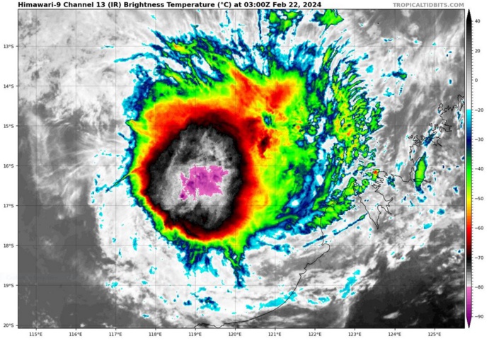 TC 16S(ELEANOR) peaking within 12H tracking East of MAURITIUS// TC 14P(LINCOLN) intensifying gradually next 36H//2203utc