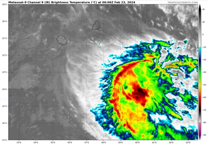 TC 16S(ELEANOR) peakead at 60 Knots now weakening//TC 14P(LINCOLN) intensifying a bit next 24H// 10 Day ECMWF Storm Tracks//2306utc TC 16S(ELEANOR) peakead at 60 Knots now weakening//TC 14P(LINCOLN) intensifying a bit next 24H// 10 Day ECMWF Storm Tracks//2306utc