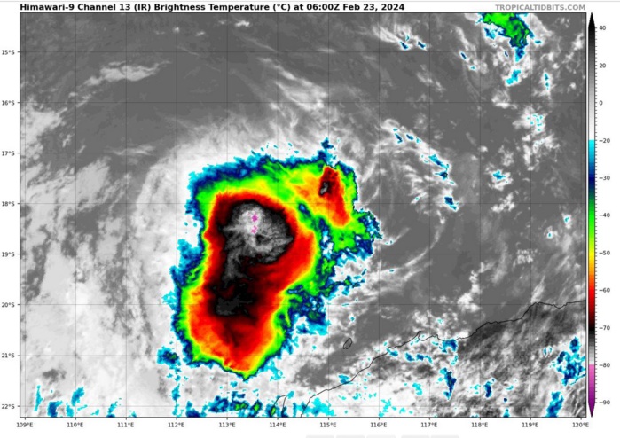 TC 16S(ELEANOR) peakead at 60 Knots now weakening//TC 14P(LINCOLN) intensifying a bit next 24H// 10 Day ECMWF Storm Tracks//2306utc TC 16S(ELEANOR) peakead at 60 Knots now weakening//TC 14P(LINCOLN) intensifying a bit next 24H// 10 Day ECMWF Storm Tracks//2306utc