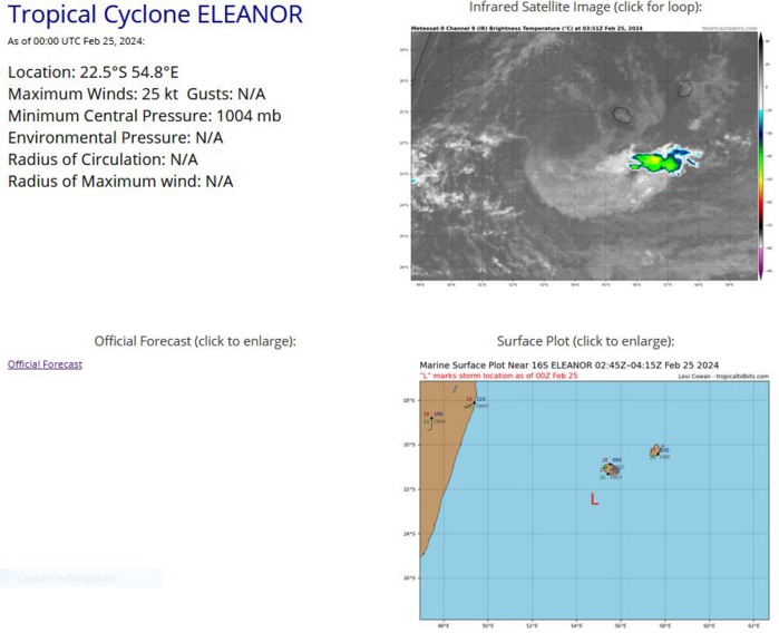 Remnants of TC 16S(ELEANOR)//Overland Remnants of TC 14P(LINCOLN)// Invest 98P//10 Day ECMWF Storm Tracks// 2503utc