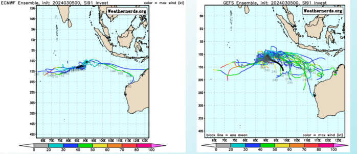 INVEST 90S// INVEST 91S// 0506utc update