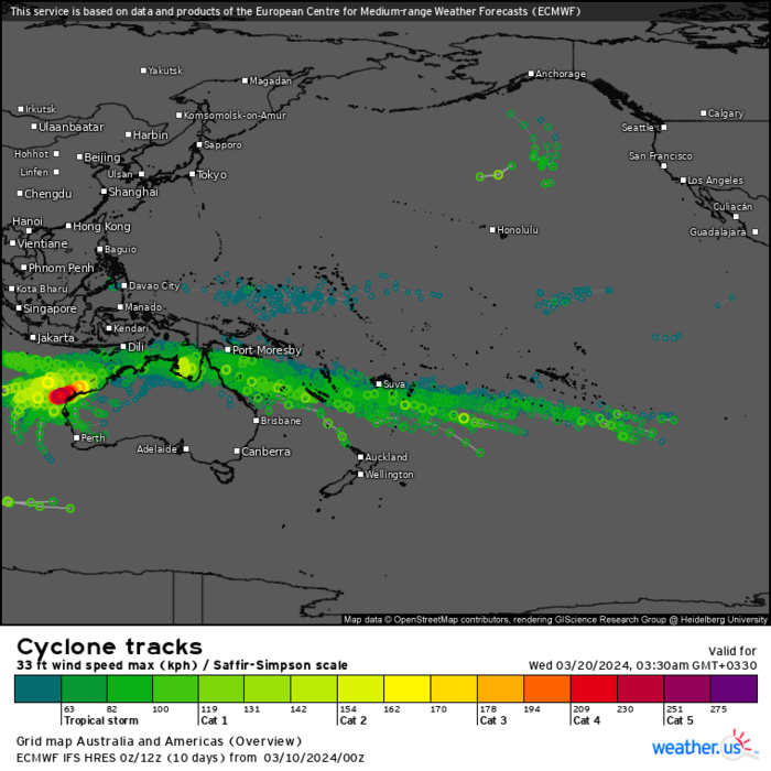 INVEST 90S & INVEST 91S : Tropical Cyclone Formation Alert issued at 10/09UTC