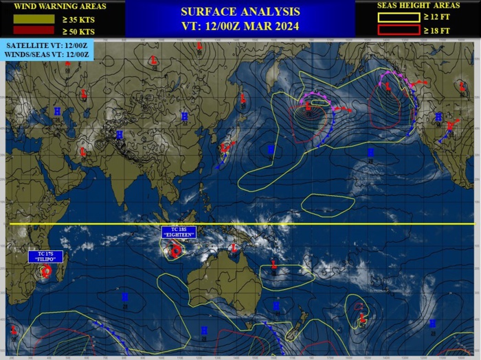 TC 17S(FILIPO) peaked near BEIRA/MOZ to peak again when exiting land//TC 18S to intensify next 5 days//INVEST 93P//INVEST 92P// 1200utc