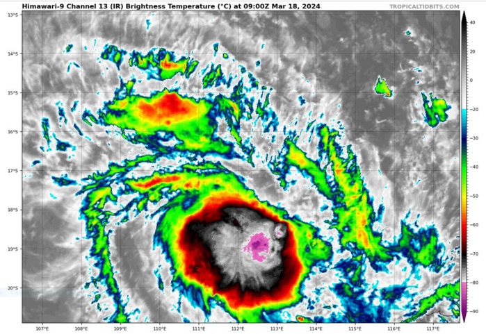 TC 19P(MEGAN) peaked at CAT 3 US made landfall// TC 18S may re-develop// 10 Day ECMWF Storm Tracks//1809utc