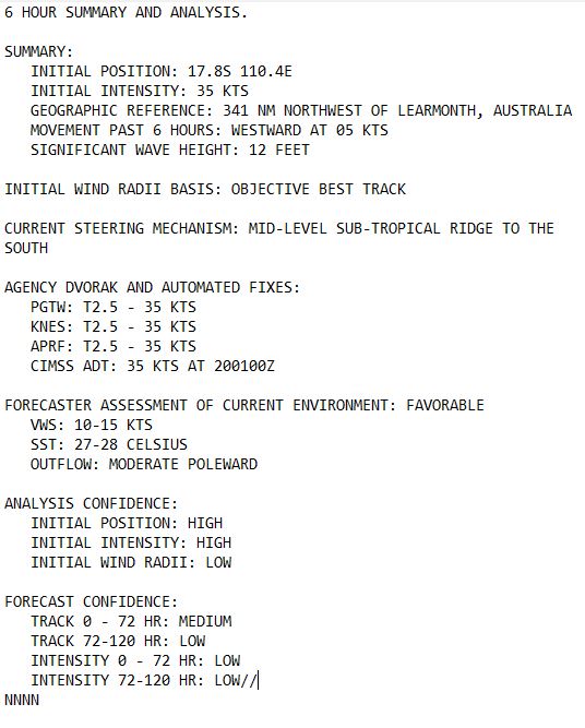 TC 18S forecast to reach CAT 1 US within 48H//TC 19P(MEGAN) remnants over-land // 3 Week TC Formation Probability//2003utc