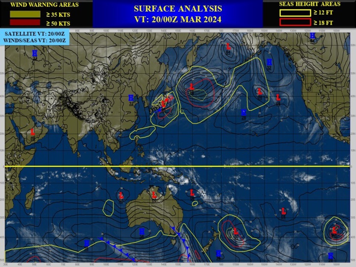 TC 18S forecast to reach CAT 1 US within 48H//TC 19P(MEGAN) remnants over-land // 3 Week TC Formation Probability//2003utc